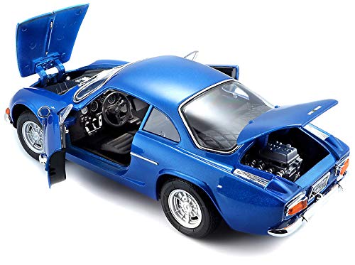 BBURAGO MAISTO FRANCE M31750 - Coche en Miniatura, Alpine Renault 1600 S Stradale 1971, Escala 1:18, Azul
