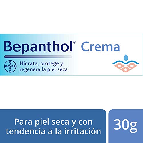 Bepanthol Crema Hidratante, Protege y Regenera la Piel Seca e Irritada, incluso Tras Tratamientos Estéticos y Exposición Solar, 100 g