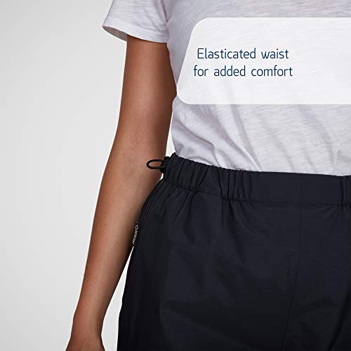 Berghaus Gore Tex Paclite Shell - Pantalones para mujer, color negro, 14 Short