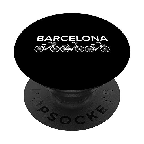 Bicicleta Barcelona en bicicleta PopSockets PopGrip Intercambiable