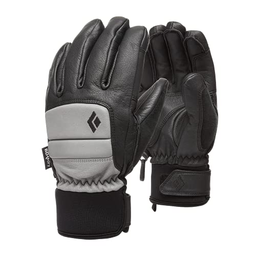 Black Diamond Women's Spark Warm and Weatherproof Gloves, Unisex Adulto, Nickel, X-Small