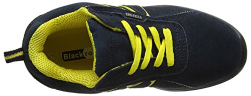 Blackrock Hudson Trainer - Zapatillas de seguridad con punta de acero, Unisex Adulto,Multicolor (Navy/Yellow), talla 39 EU (6 UK)