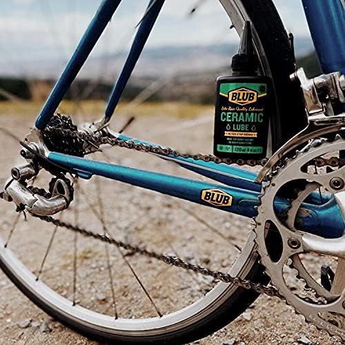 BLUB Lubricante Cadenas Bicicletas 120 ml, Grasa Cadenas MTB, Sellante de Bici, Aceite para Cadenas de Bicicletas, Grasa MTB, Lubricante para Todas Condiciones, Verde