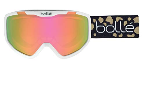 bollé Rocket Plus Gafas de Ski Juventud Unisex Small, Anna Veith Signature Series Matte/Rose Gold Cat.2