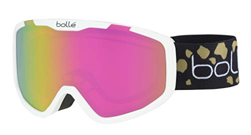 bollé Rocket Plus Gafas de Ski Juventud Unisex Small, Anna Veith Signature Series Matte/Rose Gold Cat.2