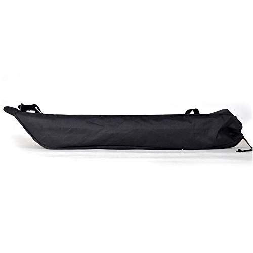Bolsa de transporte para tabla de skate Longboard, mochila de tabla con ruedas de tela Oxford negra ajustable de 33,66 cm, con correa ajustable, unisex