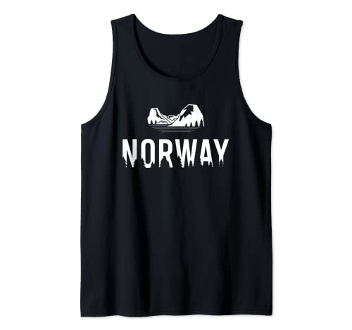 Bosque y Montañas Noruegas - Explorando el recuerdo de Noruega Camiseta sin Mangas
