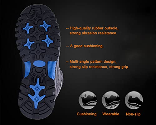 Botas de Senderismo Hombre Impermeables Zapatillas de Trekking Montaña al Aire Trail Invierno Botines Zapatos