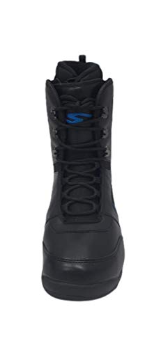 Botas SUNTASCO para Snow, Snowboarding, Zapatos de Nieve - Color Azul y Negro - Talla 44
