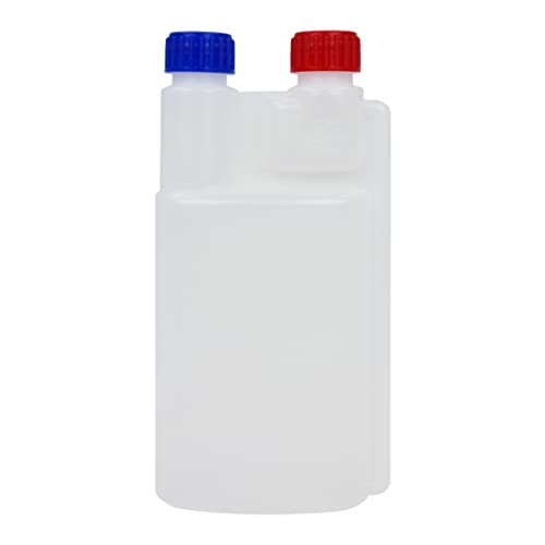 Botella dosificadora doble cuerpo 500 ml para dispensar productos químicos concentrados (6 Unidades)