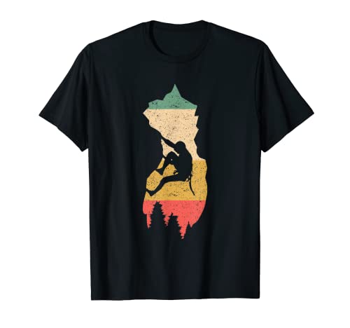 Boulder Mountains Nature Vintage Climbing Gift Idea Camiseta