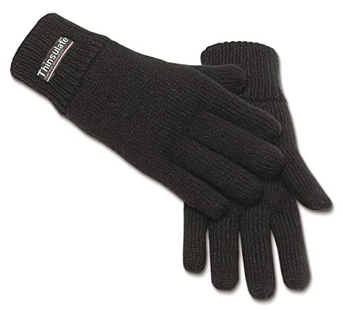 Brandit Knitted Gloves Estándar, Negro, Large para Hombre