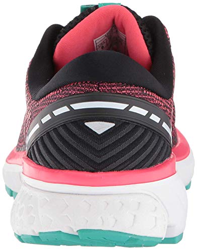 Brooks Ghost 11, Zapatillas de Running Mujer, Multicolor (Black/Pink/Aqua 017), 41 EU