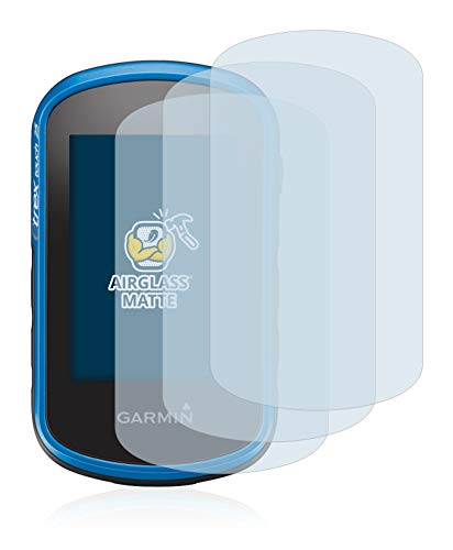 BROTECT Protector Pantalla Cristal Mate Compatible con Garmin eTrex Touch 35 Protector Pantalla Anti-Reflejos Vidrio, AirGlass (3 Unidades)