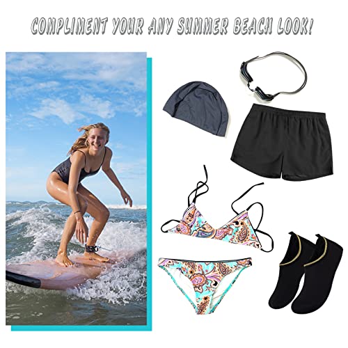 Buceo Snorkel Hombre Mujer Zapatos de Agua Escarpines de Surf Playa Natación Deportes acuáticos(JB-Negro,38/39EU)