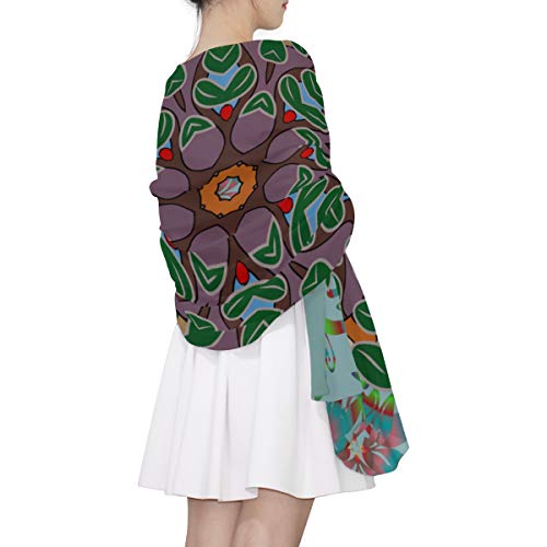 Bufanda de seda para mujeres Dibujo a mano ligero con elemento elegante en un vector neutral Bufanda Chal Bufandas de moda Chalecos de protección solar, bufandas