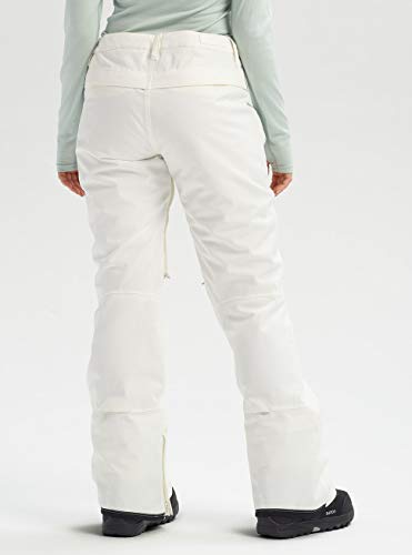 Burton Society Pantalon de Snowboard, Mujer, Stout White, M