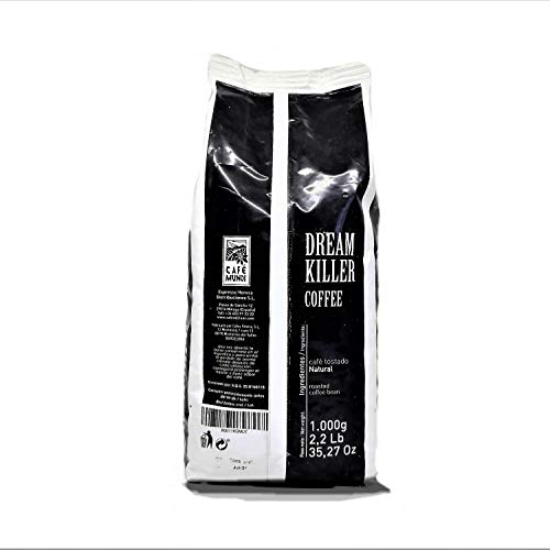 Café en Grano Natural 100% 1kg – Para Estar Despierto - Espresso - Comercio Justo - Sabor Suave y Aroma Intenso - Cremoso.