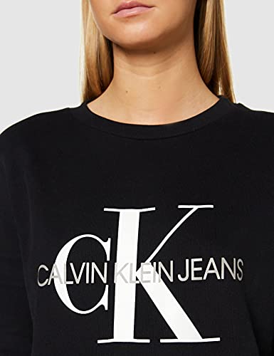 Calvin Klein J20J207877 Sudadera, Negro (CK Black 099), S para Mujer
