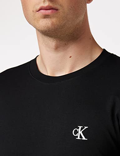 Calvin Klein Jeans Essential Slim tee Camiseta, CK Black, L para Hombre