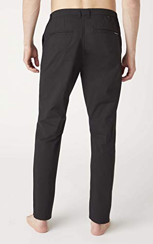 Calvin Klein Jeans Lightweight Slim Chino Pant Pantalones, CK Black, 33W / 32L para Hombre