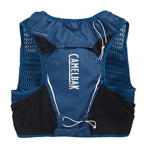 CamelBak Ultra Pro Vest Chaleco de hidratación, Unisex-Adultos, Azul Marino y Plateado, L