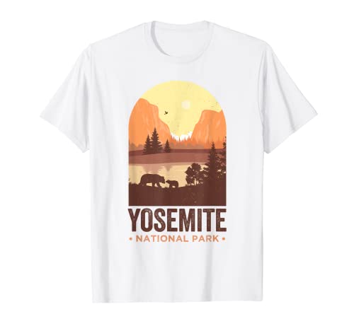 Camisa Yosemite California Vintage Parque Nacional Yosemite Camiseta
