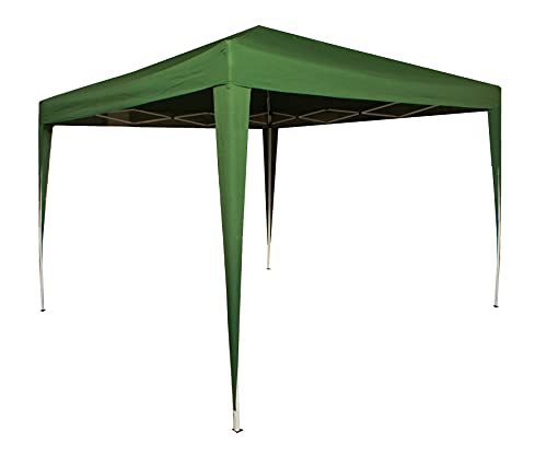 Carpa pergola Plegable 3x3m Ajustable en Altura Multifuncional Playa, Terrazas, Camping Jardin (Verde)