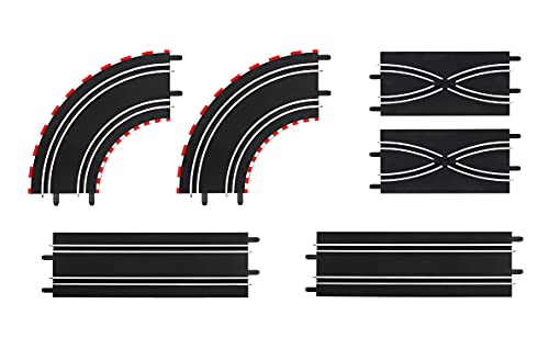 Carrera - Set de ampliación 1, escala 1:43 (20061600), Negro