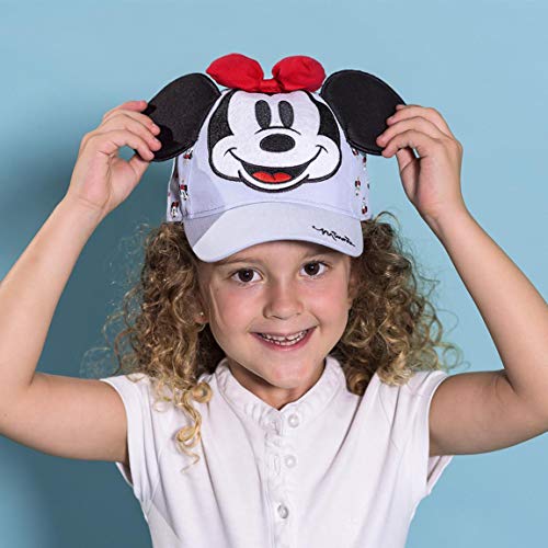 Cerdá Minnie Mouse Niña Ajustable-53 Cm-4 A 8 Años Gorra de béisbol, Azul, 53 cm para Niñas