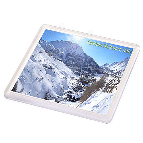Cervinia Ski Resort Mountain - Posavasos de recuerdo