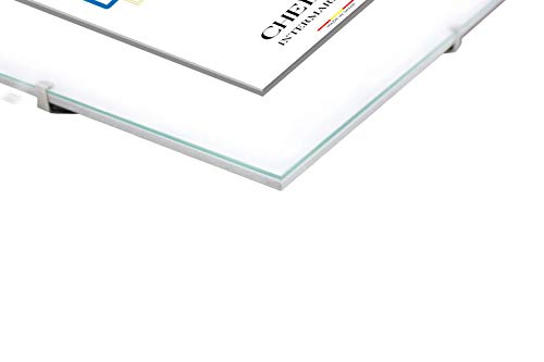 Chely Intermarket, Marco Clip 40x60 cm de metacrilato | Soporte sin Marco para fotografías, Posters, certificados y Recuerdos. Complemento idóneo para Colgar en la Pared(300-40x60-1)