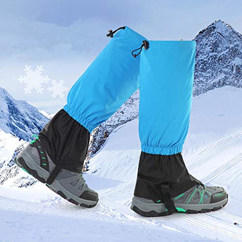 CHUER Polainas Impermeable a Prueba de Viento Nieve Guardia protección para Las piernas montaña Senderismo esquí Actividades al Aire Libre - 1 Par