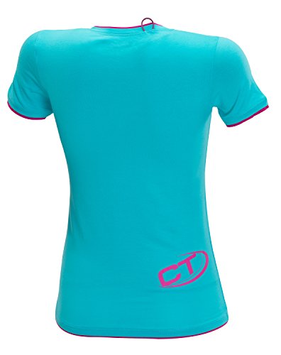 Climbing Technology Crux Camiseta para Mujer, Mujer, Crux, Turquesa