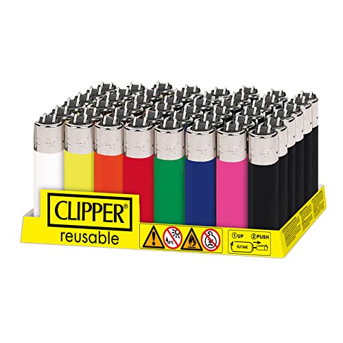 Clipper 48 Mecheros encendedores de colores Pocket