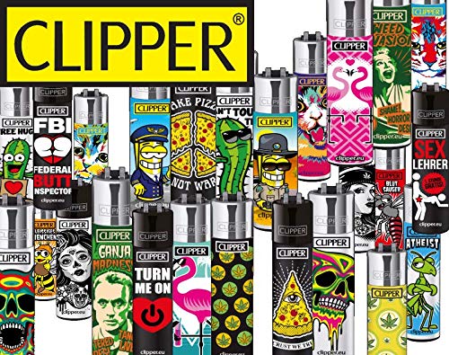 Clipper - Bolsa con mecheros variados (20 unidades)