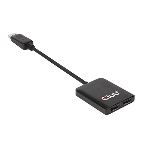 Club 3D CSV-6200 Multi Stream Transport Hub DisplayPort 1.2, Color Negro