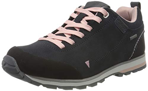 CMP – F.lli Campagnolo Elettra Low Wmn Hiking Shoe WP, Zapatillas de Senderismo Mujer, Negro Antracite Pastel Pink 70ue, 40 EU