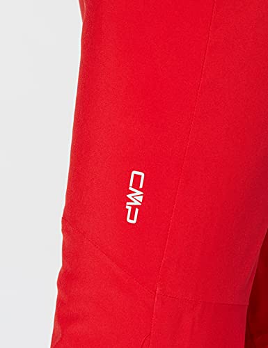 CMP - Pantalón de esquí para hombre, otoño/invierno, hombre, color rojo (ferrari), tamaño 48