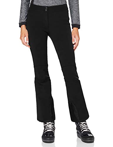 CMP Pantaloni Softshell Regolabili Pantalón, Mujer, Negro, 44