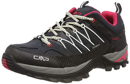 CMP Rigel Low Wmn Trekking Shoe WP, Zapatillas de Senderismo Mujer, Antracite-Off White, 36 EU