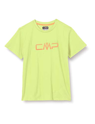 CMP Stretch T-Shirt Monochrome mit Logo 30D6634P Camiseta, Energía, 116 para Niños