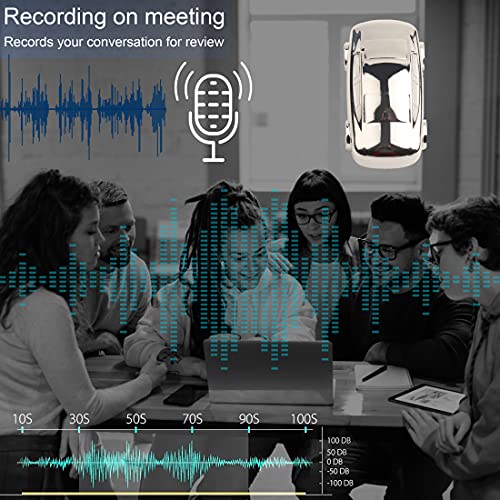 Coche Grabadora De Voz,Audio Activada Por Voz y Función De Reproducción para Conferencias Reuniones Entrevistas Música