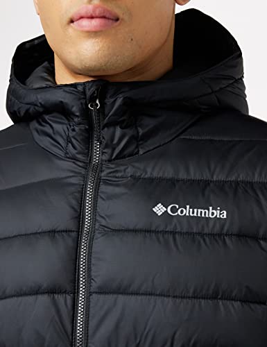 Columbia Buck Butte Insulated Hooded Chaqueta De Invierno Con Capucha, Hombre, Black, M