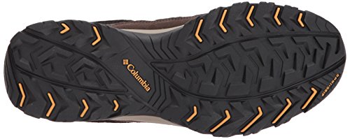 Columbia Crestwood Waterproof, Zapatillas para Caminar Hombre, Mud, Squash, 41.5 EU
