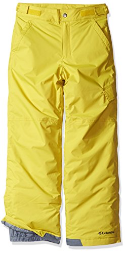 Columbia Ice Slope II – Pantalones de esquí para niño, Niños, Color Mineral Yellow, tamaño XXS