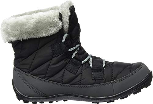 Columbia Minx Shorty Omni-Heat Waterproof Snow Boots' Botas de nieve para Niñas, Negro (Black, Spray), 33 EU