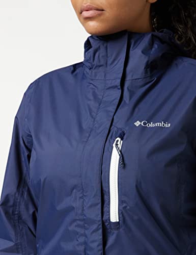 Columbia Pouring Adventure II Jacket, Mujer, Nocturnal, White Zip, XL