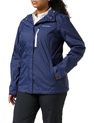 Columbia Pouring Adventure II Jacket, Mujer, Nocturnal, White Zip, XL