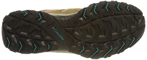 Columbia Redmond III Mid Waterproof, Zapatillas para Caminar Mujer, Nivel del mar Khaki, 39.5 EU